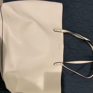 Oversized white Victoria’s Secret tote